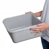 KADAX ciotola quadrata in plastica 12L grigio chiaro per Anteprima dell’immagine prodotto 2