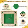 COSTWAY Shut The Box Spiel für 2-4 Spieler, Würfelspiel mit Produktbild-Vorschau 4