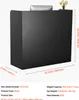 SucceBuy 47,24" Empfangstresen, rechteckiger schwarzer Produktbild-Vorschau 7