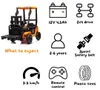 Chariot élévateur JCB pour enfants, voiture électrique 12 V Voir les images du produit 8