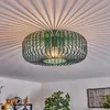 Pieris runde Deckenlampe aus Metall in Grün Produktbild-Vorschau 1