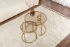 Skye Decor, Aurum - 60, 42 - Goud, Brons, Set salontafels, Productafbeelding-voorbeeld 4