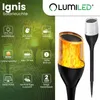 LUMILED solárna záhradná baterka sada 4 solárnych svetiel Náhľad obrázku produktu 9