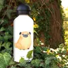 Mr. & Mrs. Panda Trinkflasche Mops - Weiß - Geschenk, Produktbild-Vorschau 2