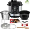 TurboTronic Druckkochtopf 6L mit 2x Topf Edelstahltopf und Produktbild-Vorschau 1