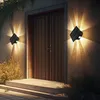LED Wandlampe Solarleuchte, Akku, IP54, schwarz, H 13,1 cm Produktbild-Vorschau 2