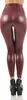 Dámské legíny Hohe Taille Wet-Look Glanz; Bordo Matt M/38 Náhled obrázku produktu 3