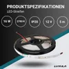 LUXULA LED-Streifen 4 W/m 2700 K warmweiß dimmbar Produktbild-Vorschau 3