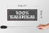Holzschild Hinweis 27x10cm 100% Trinker Produktbild-Vorschau 6