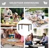 Outsunny Gartentisch für 6 Personen Esstisch Aluminiumtisch Produktbild-Vorschau 6