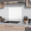 DEQORI Küchenrückwand Glas 60x60 cm 'Weiß' Spritzschutz Bad Produktbild-Vorschau 2