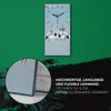 Wandbild Leinwand Bilder mit Uhr Geräuschlos 30x60 Malerei Produktbild-Vorschau 5