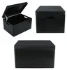 Caja de madera Creative Deco XXL negra con tapa, 40 x 30 x Vista previa de la imagen del producto 5
