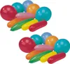 20 Luftballons farbig sortiert "verschiedene Formen" Produktbild-Vorschau 1