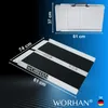 WORHAN® Rampa per sedie a rotelle pieghevole 272 kg Rampa Anteprima dell’immagine prodotto 2