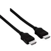 A black HDMI cable with silver connectors on a white background. Anteprima dell’immagine prodotto