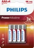 Philips Power Batteria alcalina ricaricabile LR03P4B/10, Anteprima dell’immagine prodotto 5