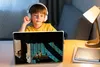 MuchoWow® Laptop Aufkleber Sticker Cover Tür - Blau - Produktbild-Vorschau 3