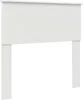 vidaXL Bettrahmen mit Kopfteil Weiß 100 x 200 cm Produktbild-Vorschau 6
