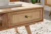WOHNLING Couchtisch 90x40x45 cm Mango Massivholz / Rattan Produktbild-Vorschau 5