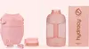 Hydracy Wasserflasche 2,3 L Rosa Mit Zeitmarken und Produktbild-Vorschau 6