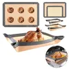 2St Silikon Backmatte mit Rand & Druckknopf, 30x40 cm, Produktbild-Vorschau 1