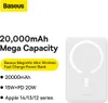 Baseus Magnetic Mini 20000 mAh Chargement sans fil Blanc Voir les images du produit 13