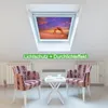 Wallario Lichtschutzbild, Dekorativer Sichtschutz Produktbild-Vorschau 2