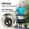 Helavo XXL Rollator extra breit, faltbarer, mit Produktbild-Vorschau 3