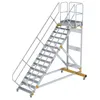Günzburger Steigtechnik Plattformtreppe 45° fahrbar Produktbild-Vorschau 3