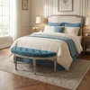 Milani Home - panca vintage in velluto di design moderno Anteprima dell’immagine prodotto 8