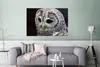 MuchoWow® Poster Waldkauz auf schwarzem Hintergrund 120x80 Produktbild-Vorschau 5