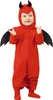 Dämonisches Halloween Kostüm Flügel Rot Teufel Kapuze Horn, Produktbild-Vorschau 1