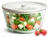 Glasschale mit Deckel & Ventil 2,5L Salatschale Produktbild-Vorschau 1