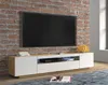 TV skříňka AURA 200 cm (dub artisan / bílá matná bez LED) Náhled obrázku produktu 2