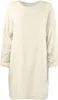 ASKSA Pulloverkleid Damen Oversized Strickkleid Winterkleid Produktbild-Vorschau 3