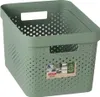 A green Curver Infinity storage basket with a perforated design. Anteprima dell’immagine prodotto