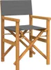 Chaises de régie 2 pcs. Pliable Crème Bois massif Teck Voir les images du produit 3