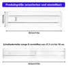 6er Pack Schubladenteiler für Kleidung, verstellbar, Produktbild-Vorschau 2