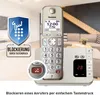 Panasonic KX-TGE260GN, DECT telefón, Bezdrôtový handset, Náhľad obrázku produktu 6
