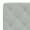 Bett mit Matratze Hellgrau 200x200 cm Samt Produktbild-Vorschau 6