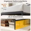 COSTWAY Rama łóżka 140x200 cm, rama łóżka podwójnego z Podgląd zdjęcia produktu 7