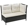 Juskys Polyrattan Lounge Manacor - Sofa, stolik, stołek i Podgląd zdjęcia produktu 15