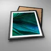 Gerahmtes Poster - Schwarzer Rahmen - Blatt Tropen Grün - Produktbild-Vorschau 3