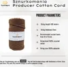 Baumwollkordel mit einem Kern 5mm 100m, Makrameegarn, Produktbild-Vorschau 4