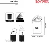 Spirella Treteimer Venedig - dunkelgrun - Metall - 21 x 30 Produktbild-Vorschau 2