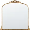 BELIANI Nástěnné zrcadlo zlaté kovové 71 x 71 cm nástěnné Náhled obrázku produktu 1