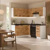 ULWEHOME | Eckküche 300 cm Eiche Wotan, L-Küche Produktbild-Vorschau 3