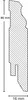 Sockelleiste Berliner Profil Hamburger Leiste 16 x 80 x Produktbild-Vorschau 2