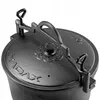 A close-up view of the lid of a cast iron pot. Podgląd zdjęcia produktu